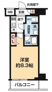 ARCOBALENO KANAMACHIII【5階】の間取り