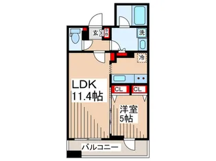 ライオンズステージ板橋【11階】の間取り