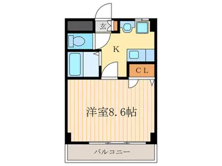 エレガンス西院【2階】の間取り