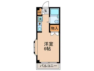 シャトー川島【1階】の間取り