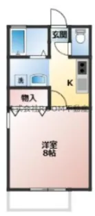 セジュールウエストII【2階】の間取り