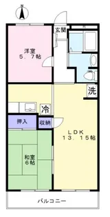 メゾンドオオサワ【3階】の間取り