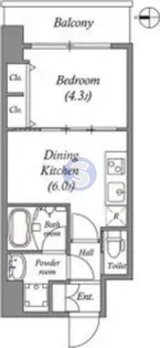スプランディッド安土町【10階】の間取り