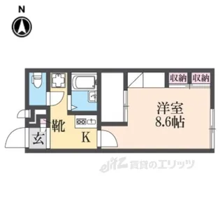 レオパレス旭町【2階】の間取り