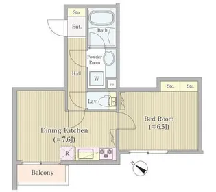 K’s court高輪台【2階】の間取り