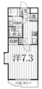 アルファグランデ竹ノ塚【4階】の間取り