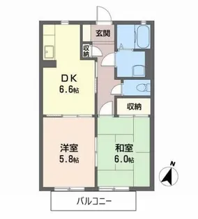 アルブルド・ソア【2階】の間取り