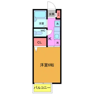 メゾン田麻和【2階】の間取り