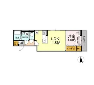 フェリーチェ【1階】の間取り