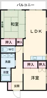 カメリアハイツ I【3階】の間取り
