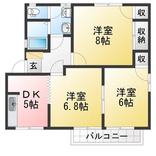 ラ・フォーレ長野 C棟【1階】の間取り