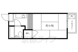 花園橋ハイツ【1階】の間取り