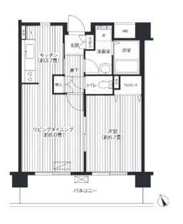 コーポレート西船橋【2階】の間取り