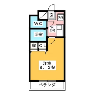 ローゼンドルフ【2階】の間取り