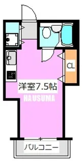 CASCADE【2階】の間取り