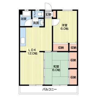 サンシャイン高平【1階】の間取り