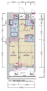プレサンス千種駅前レイズ【6階】の間取り