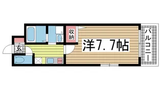 アサヒガーデン【3階】の間取り