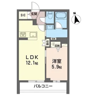 メゾン グレイス【3階】の間取り