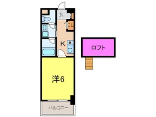 INGCASA甲南【6階】の間取り