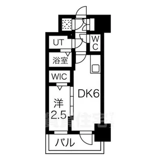 エスリード池下レスティア【7階】の間取り