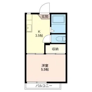 ときわコーポ【2階】の間取り