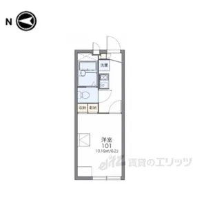 レオパレス清都【1階】の間取り