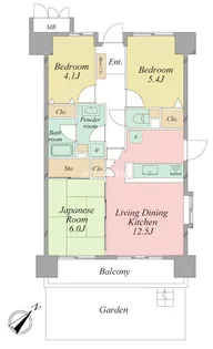 藤和ハイタウン上島(0119)【1階】の間取り