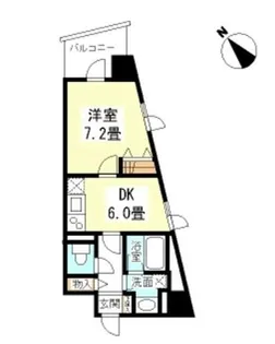 TKフラッツ渋谷【1階】の間取り