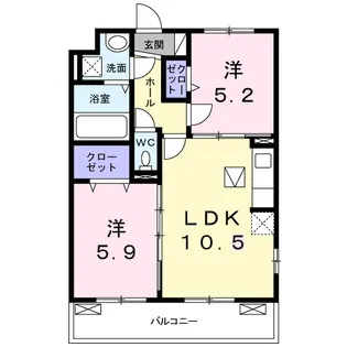 VilaLaughPlaceI【1階】の間取り