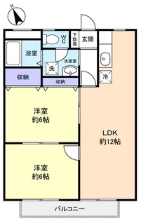 飯嶋レジデンス1【2階】の間取り