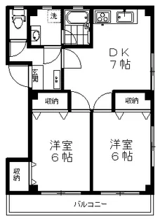 ガーネット藤【3階】の間取り
