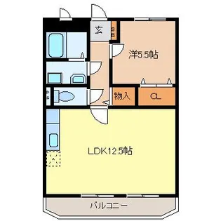 セルリア大橋【2階】の間取り