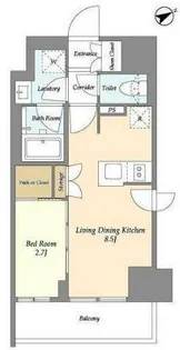 テラス横浜鶴見【10階】の間取り