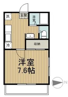 ハイツやませ【2階】の間取り