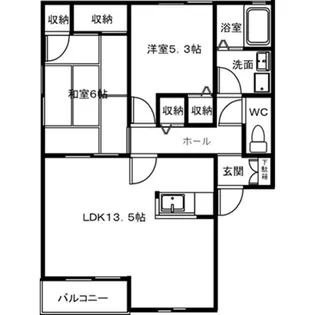 キララ・ヌーヴ【2階】の間取り
