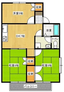 ファミーユマンション【2階】の間取り
