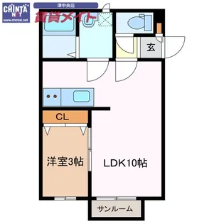 Carino【1階】の間取り