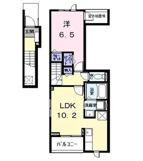 グレイスフル【2階】の間取り
