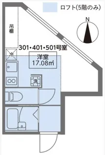 WITHSPACE多摩川【4階】の間取り