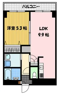 ハイ夢滑石【2階】の間取り