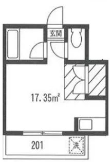 カサフローラ吉野【1階】の間取り