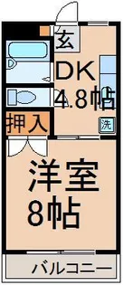 カーサ 恵【2階】の間取り