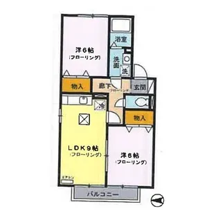 グリーンヒルズ【1階】の間取り