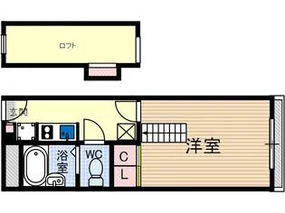 竹橋町マンション【1階】の間取り