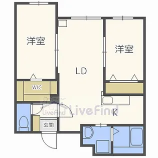 アッサンブラージュ C.T.W.【1階】の間取り
