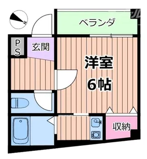中市マンション【7階】の間取り