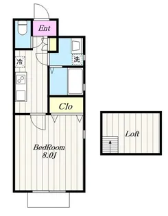 レーベンハイム21G棟【2階】の間取り