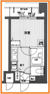 ガラ・ステージ京橋【9階】の間取り