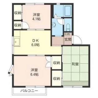 ハイツ吉田【2階】の間取り